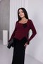 Square Neck Floral Lace Sweater