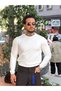 25-12 Crew Neck Basic Knitwear Sweatshirt White