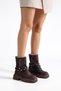 Women's Boots with Fur Accessories - 4