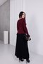 Square Neck Floral Lace Sweater - 5