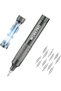 WORKPRO 24-in-1 Precision Screwdriver, Pen Style, S2 Steel Bits, Grey