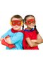 Dress Up Capes for Kids Superhero Cloak with Mask Halloween Costumes and Party Dress up Size for 70-90cm - 4