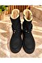 Women's Fur Lined, Drawstring Detailed, Dual-Use, Thick Sole Casual Boots - 4