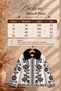 Bohem Embroidered Fur Collar White Coat - 4