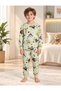 Boys' Paw Patrol Patterned 100% Cotton Long Sleeve Pajama Set