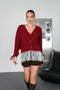 Women's Lace Detailed V-Neck Lace-Up Knitwear Cardigan - 3