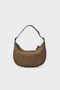 Baguete Shoulder Bag with Clasp - Mink - 3