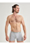 5-Piece Opportunity Pack Premium Gray Flexible Boxers - Non-Marking Waistband - 3