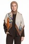 Costa Pattern Wool Cashmere Shoulder Scarf - 2