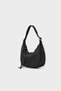 Baguete Shoulder Bag with Clasp - Black - 2