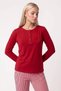 30148 Women's Long Sleeve Heart Pajama Set - 2