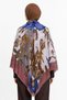 Majeste Patterned Wool Cashmere Shoulder Shawl - 3