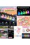 Night Glowing 5-Piece Rabbit Car Interior Glove Box and Rear View Mirror Ornament - 2