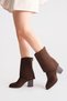 Women's Thermo Rubber Sole Heeled Detachable Leggings Boots - 2