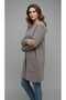 Women's Angora Cardigan with Buttoned Pockets for Middle-Aged and Older Women - 3