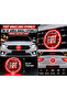 Front and Rear Trunk Red Logo Compatible with Fiat Vehicles – 73.8 mm - 2