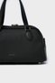 Cylinder Shape Hand and Shoulder Bag-Black - 4