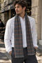 Men's winter shawl scarf - 2