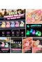 Night Glowing 5-Piece Rabbit Car Interior Glove Box and Rear View Mirror Ornament