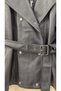 Women's Italian Leather Jacket with Asymmetrical Closure and Belt - 3