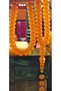 99-Piece Old Yemen Zar Amber Prayer Beads – Ottoman Color Character Beads – İlhan Ahmet Master 0.6 Delim Dry Turned Beads – Mahir Model – 6.75 X 12 mm - 7