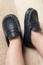 Classic Stitched Detailed Baby Moccasin Shoes - Soft Sole First Step - 8