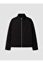 Özmarka New Season Black Regular Fit Stand Collar Men's Jacket