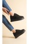 Women's Rope Lace-Up Suede Star Detailed Thick Sole Boots & Booties - 2