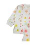 Baby Girl 6-9-12-18-24 Months Floral Printed Snap Fastener Seasonal 100% Cotton Nightgown Top and Bottom Pajama Set - 3