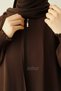 Ahsen Mevlana Ferace Shawl Gift Set Brown - 8