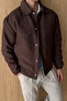 Kato Waterproof Basic Oversize Snap Fastener Men's Slim Coat - 3