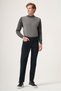Dark Navy Blue 5 Pocket Gabardine Slim Fit Cotton Denim Jeans Jean Trousers 1023265153