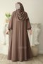Ahsen Mevlana Ferace Shawl Gift Set Mink - 5