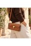 Cnt-6031 Tan Gray Blue Paisley Patterned Tapestry Crossbody Wallet Bag |   Eos Collective