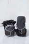 Warm Lace-Up Baby Booties with Fur Inside - Winter Home Boots - 6