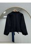 Gevhercan Zippered Short Suede Jacket-Nl1113 Black - 8