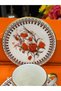 Nostalgia Pattern Porcelain Coffee Cup Set for Two People 90 ml - 3