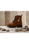 Girl's Cold Weather and Water Resistant Furry Inside Round Toe Black Boots - 3