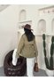 Women's Belted Cape Collared Trench Coat - 4