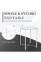 Round Side Table,Metal Outdoor End Table,Modern Coffee Table,Bedside Table,Nightstand & Accent Table for Living Room Bedroom Balcony and Office - 2