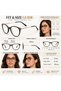 Black Cat Eye Acetate Eyeglass Frame - 3