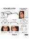 Blue Rectangular Metal Eyeglass Frame - 6
