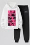 Itzy K-Pop Group Printed 3-Yarn Quality Sweatshirt and Sweatpants Kids' Top-Bottom Set
