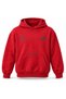 M1S20010 Losangeles Printed Hooded Women's Sweatshirt Red - 3