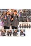 Girls Boys Plush Cardigan Hooded Zippered Pocketed Smoked Winter Jacket 8-13 Years Old Manifest - 4