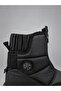 Snow Boots Zippered Non-Slip Sole Thermal Insulated Soft Inner Lining Kb-5001 Black - 4