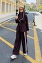 Naly Hooded Suit Plum - 3
