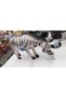 Plastic Toy Animal Big Striped Zebra 17 cm - 3