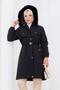 Women's Belted Montana Fabric Coat