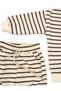 Girl's Striped Printed Sweatshirt and Loose Leg Pants Two-Piece Set - 4